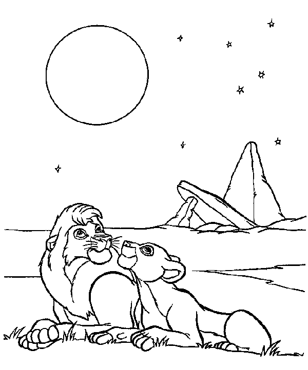 Coloring page: The Lion King (Animation Movies) #73882 - Free Printable Coloring Pages