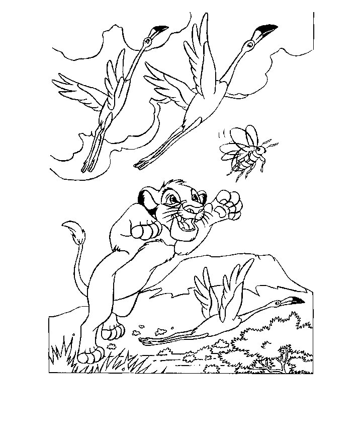 Coloring page: The Lion King (Animation Movies) #73909 - Free Printable Coloring Pages