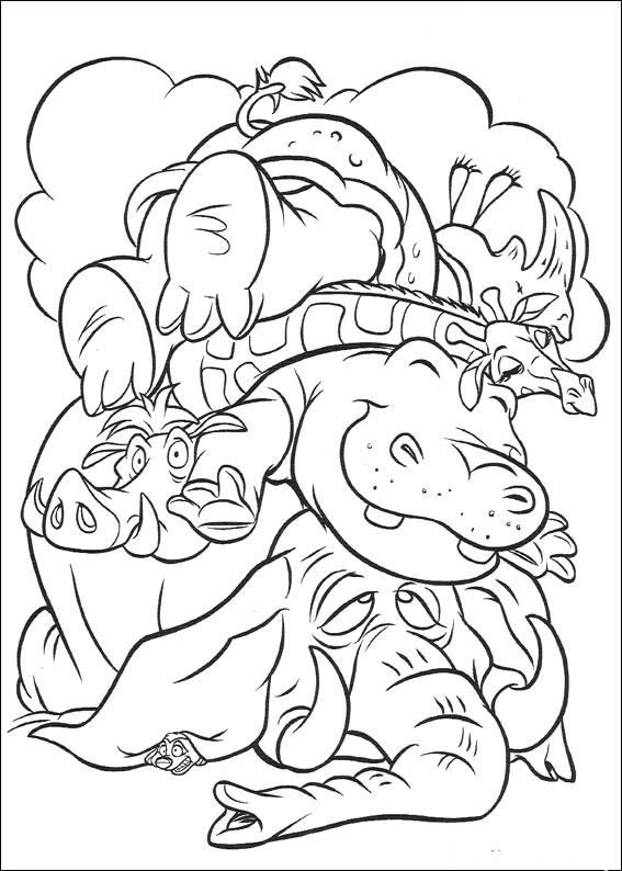 Coloring page: The Lion King (Animation Movies) #73931 - Free Printable Coloring Pages