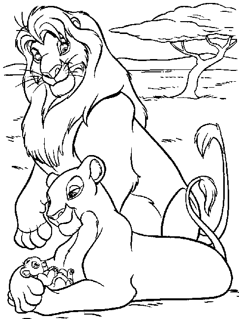 Coloring page: The Lion King (Animation Movies) #73955 - Free Printable Coloring Pages