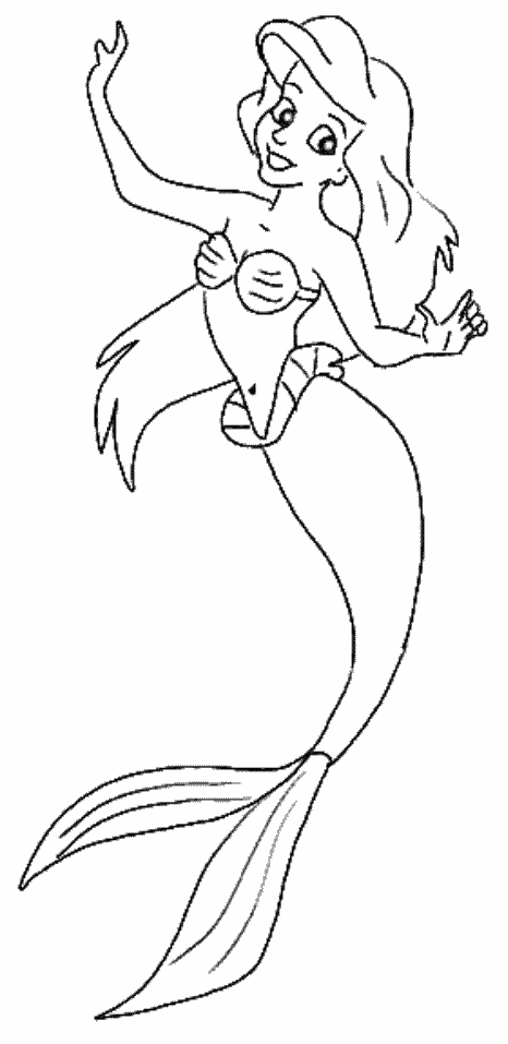 Coloring page: The Little Mermaid (Animation Movies) #127235 - Free Printable Coloring Pages