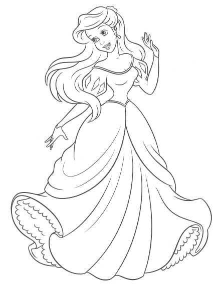 Coloring page: The Little Mermaid (Animation Movies) #127239 - Free Printable Coloring Pages