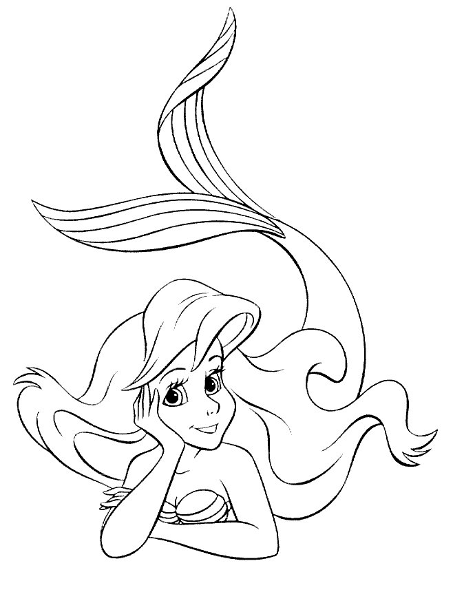 Drawing The Little Mermaid #127242 (Animation Movies) – Printable coloring  pages