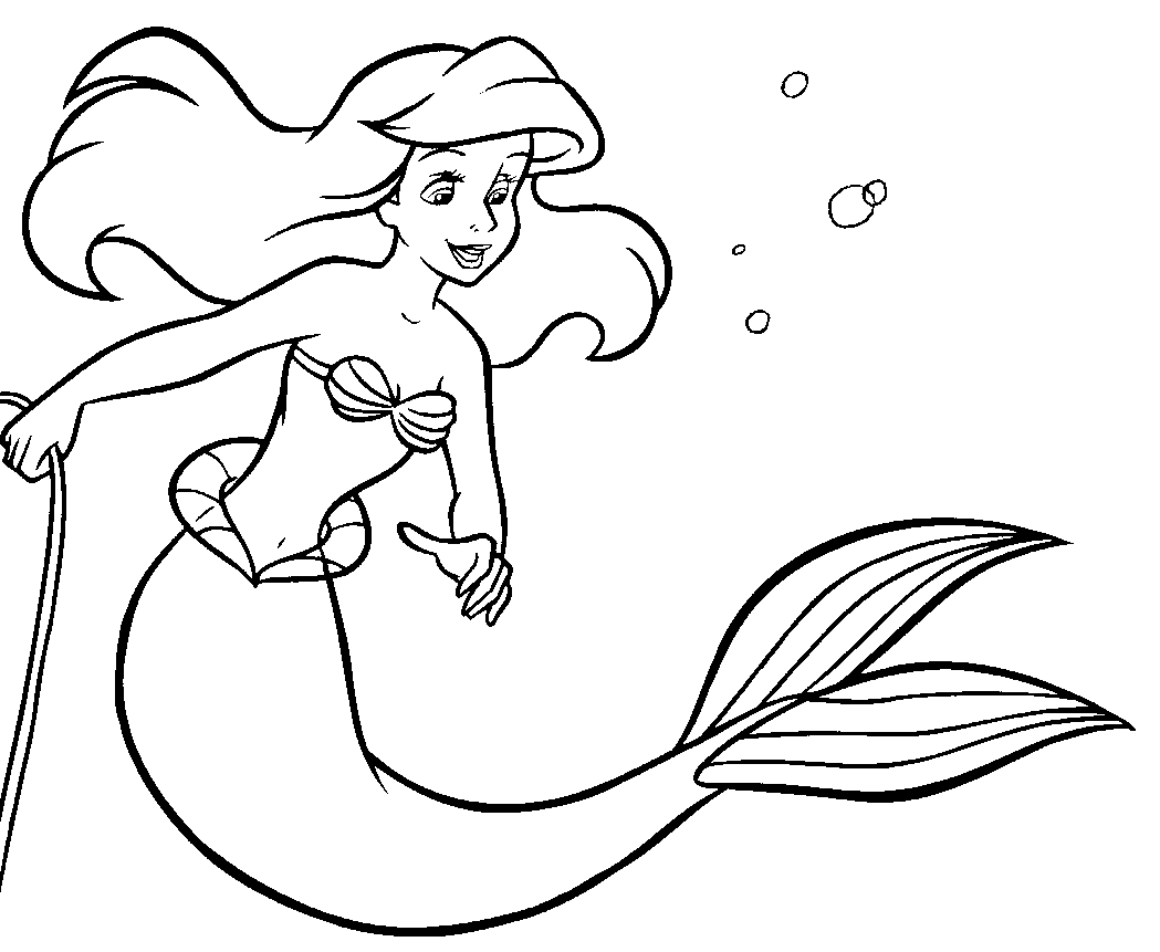 Coloring page: The Little Mermaid (Animation Movies) #127254 - Free Printable Coloring Pages