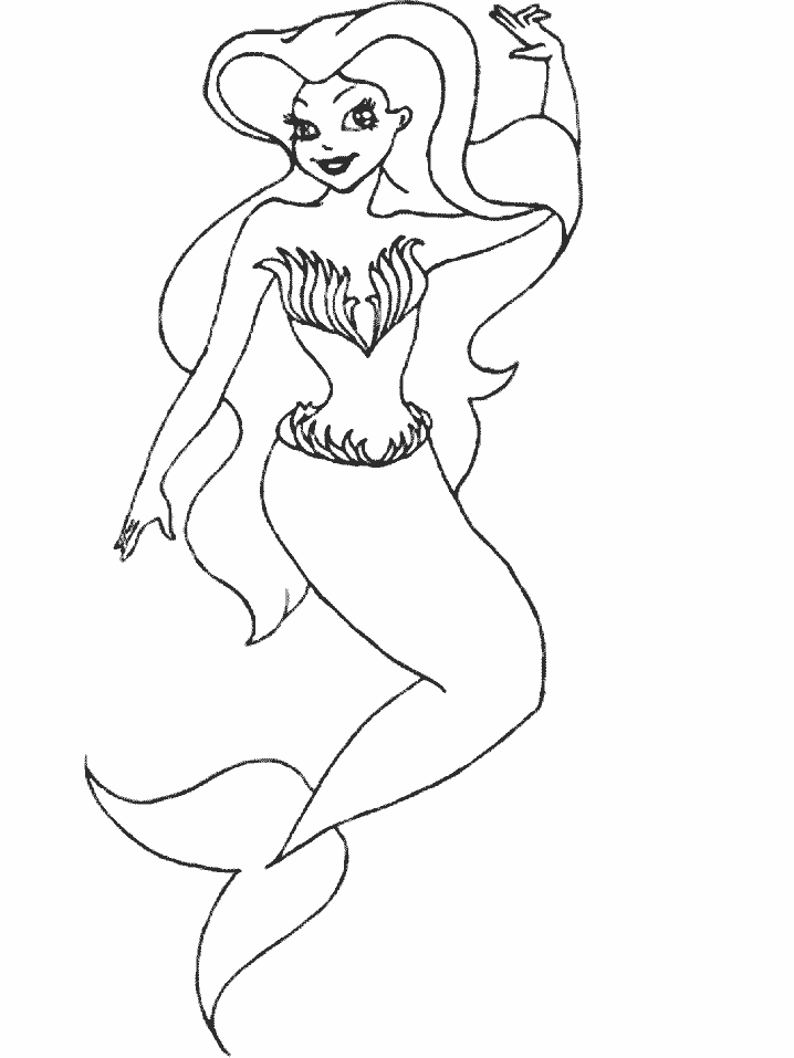 Coloring page: The Little Mermaid (Animation Movies) #127259 - Free Printable Coloring Pages