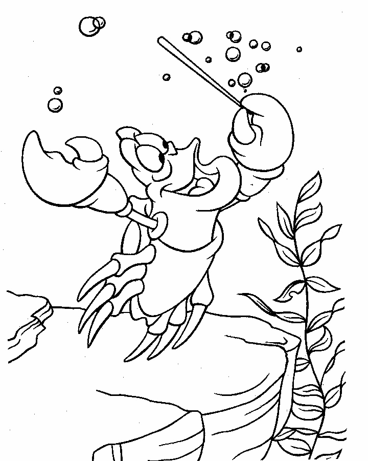 Coloring page: The Little Mermaid (Animation Movies) #127263 - Free Printable Coloring Pages