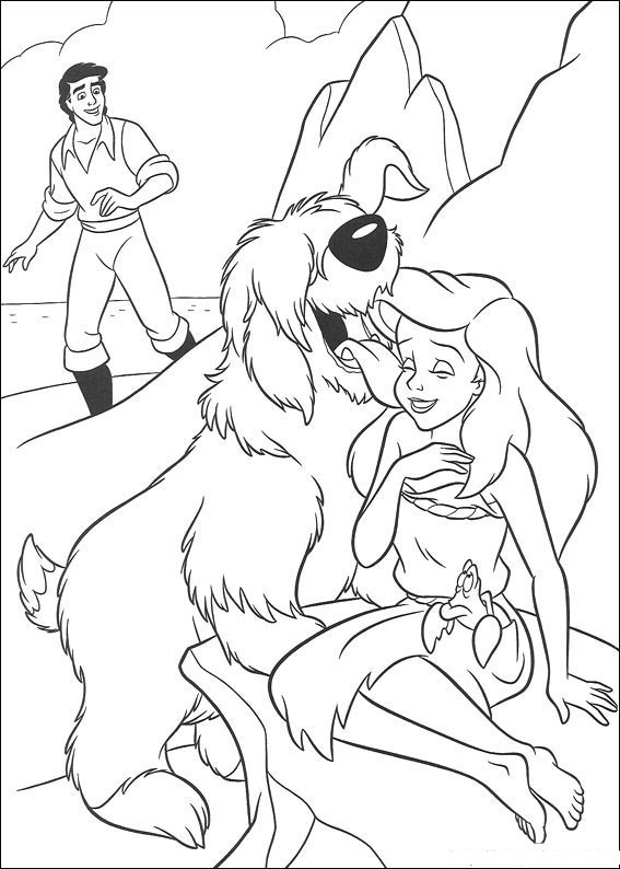 Coloring page: The Little Mermaid (Animation Movies) #127276 - Free Printable Coloring Pages