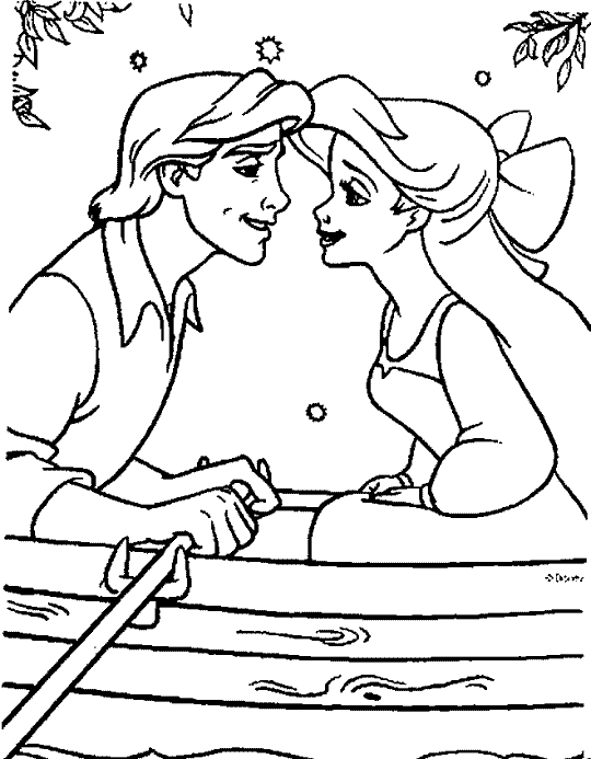 Coloring page: The Little Mermaid (Animation Movies) #127286 - Free Printable Coloring Pages