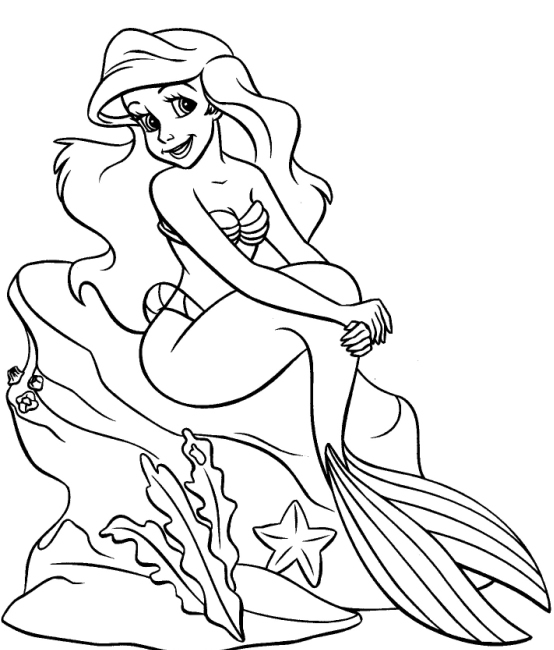 Coloring page: The Little Mermaid (Animation Movies) #127306 - Free Printable Coloring Pages