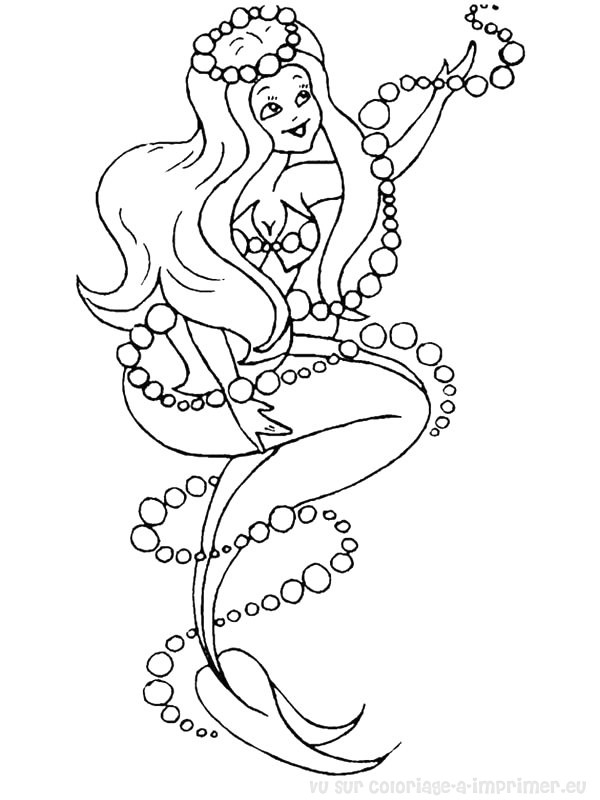 Coloring page: The Little Mermaid (Animation Movies) #127364 - Free Printable Coloring Pages