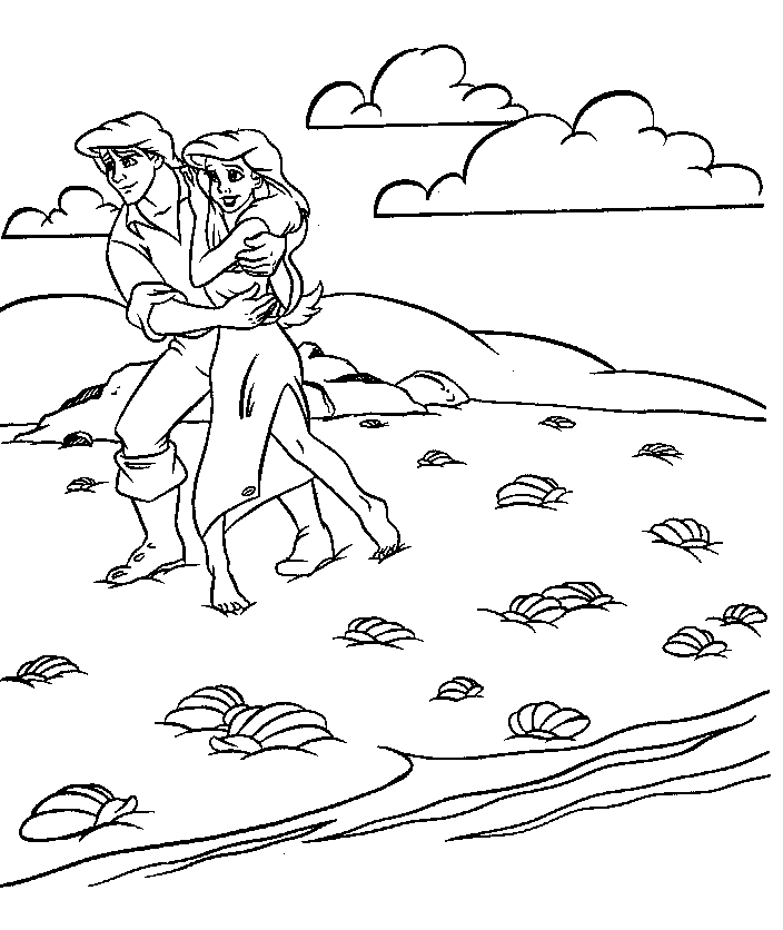 Coloring page: The Little Mermaid (Animation Movies) #127366 - Free Printable Coloring Pages