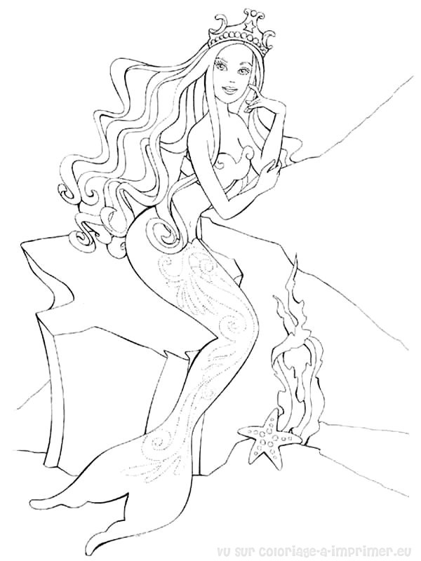 Coloring page: The Little Mermaid (Animation Movies) #127368 - Free Printable Coloring Pages