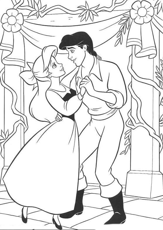 Coloring page: The Little Mermaid (Animation Movies) #127374 - Free Printable Coloring Pages