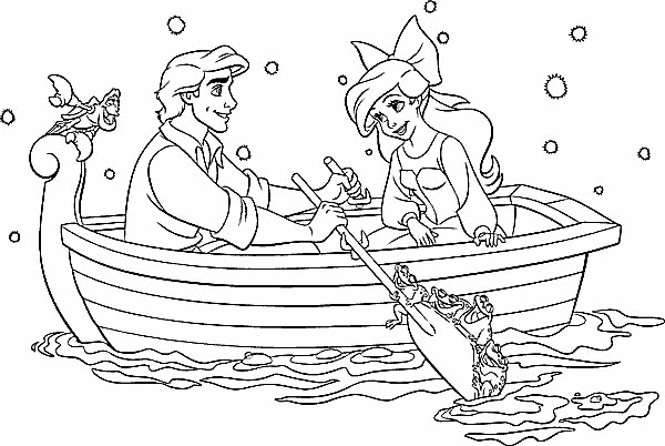 Coloring page: The Little Mermaid (Animation Movies) #127412 - Free Printable Coloring Pages