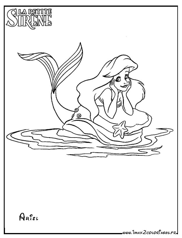 Coloring page: The Little Mermaid (Animation Movies) #127426 - Free Printable Coloring Pages