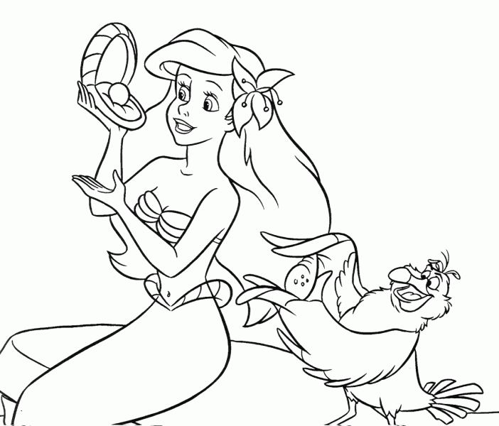 Coloring page: The Little Mermaid (Animation Movies) #127430 - Free Printable Coloring Pages