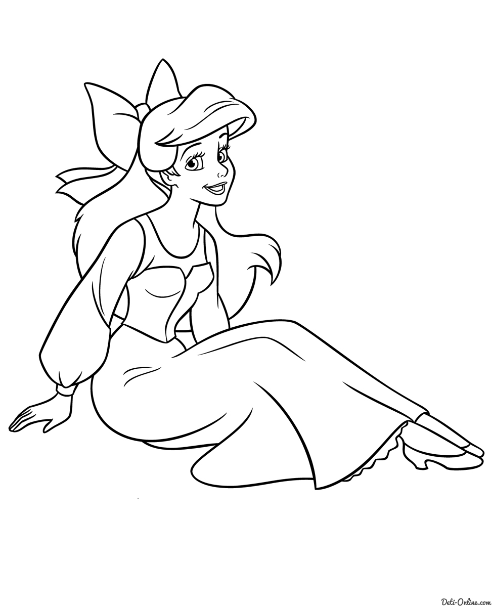 Coloring page: The Little Mermaid (Animation Movies) #127490 - Free Printable Coloring Pages