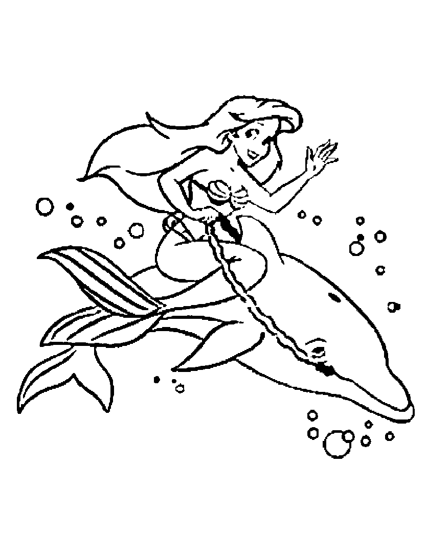 Coloring page: The Little Mermaid (Animation Movies) #127502 - Free Printable Coloring Pages