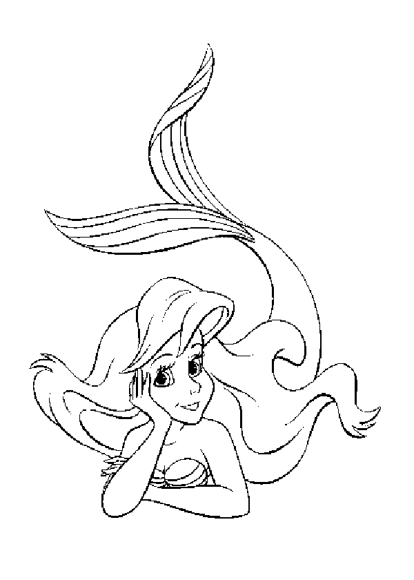 drawing the little mermaid 127503 animation movies printable coloring pages