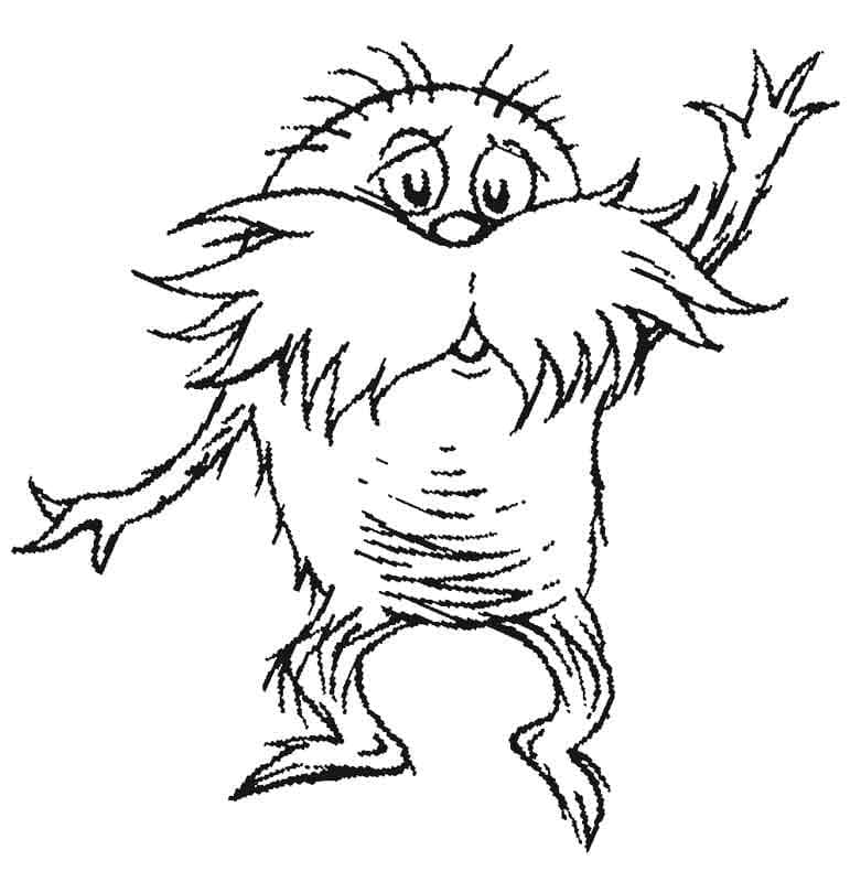 Coloring page: The Lorax (Animation Movies) #203479 - Free Printable Coloring Pages