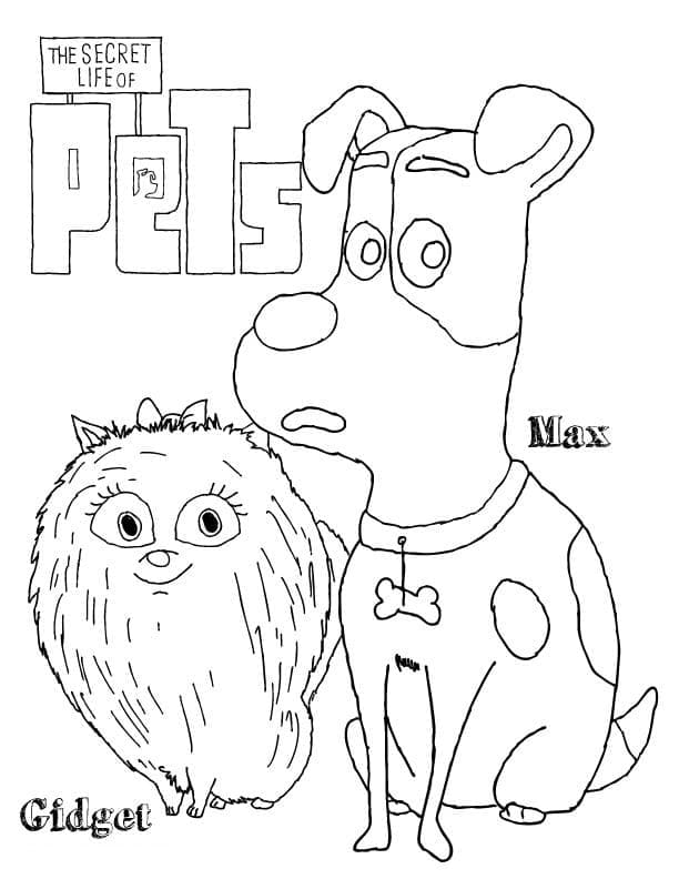 Coloring page: The Secret Life of Pets (Animation Movies) #206628 - Free Printable Coloring Pages