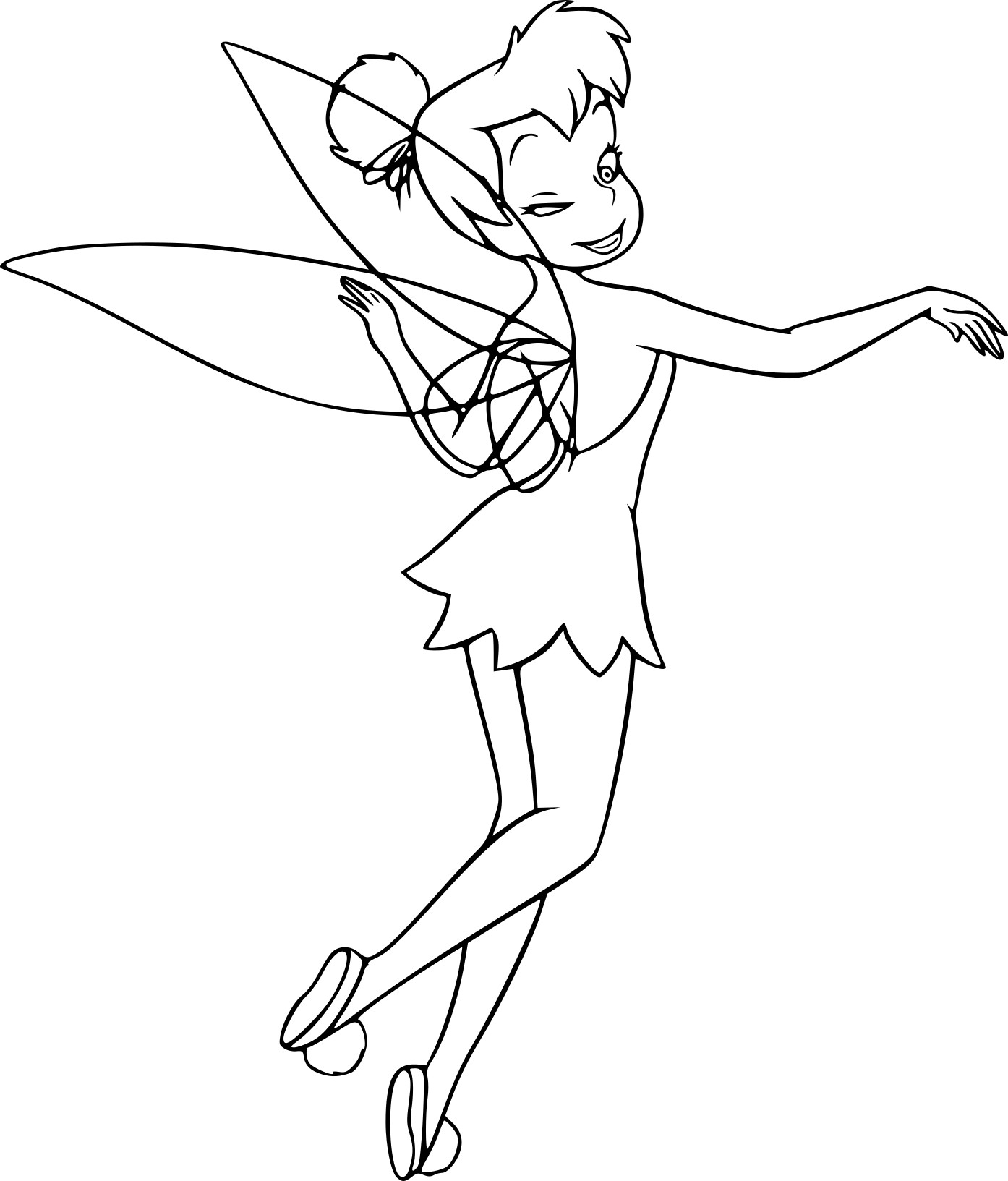 Coloring page: Tinker Bell (Animation Movies) #170482 - Free Printable Coloring Pages