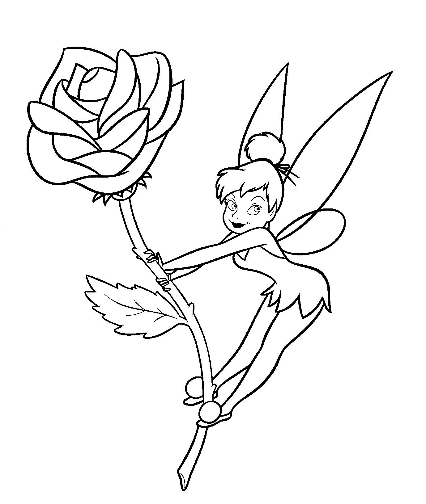 Coloring page: Tinker Bell (Animation Movies) #170488 - Free Printable Coloring Pages