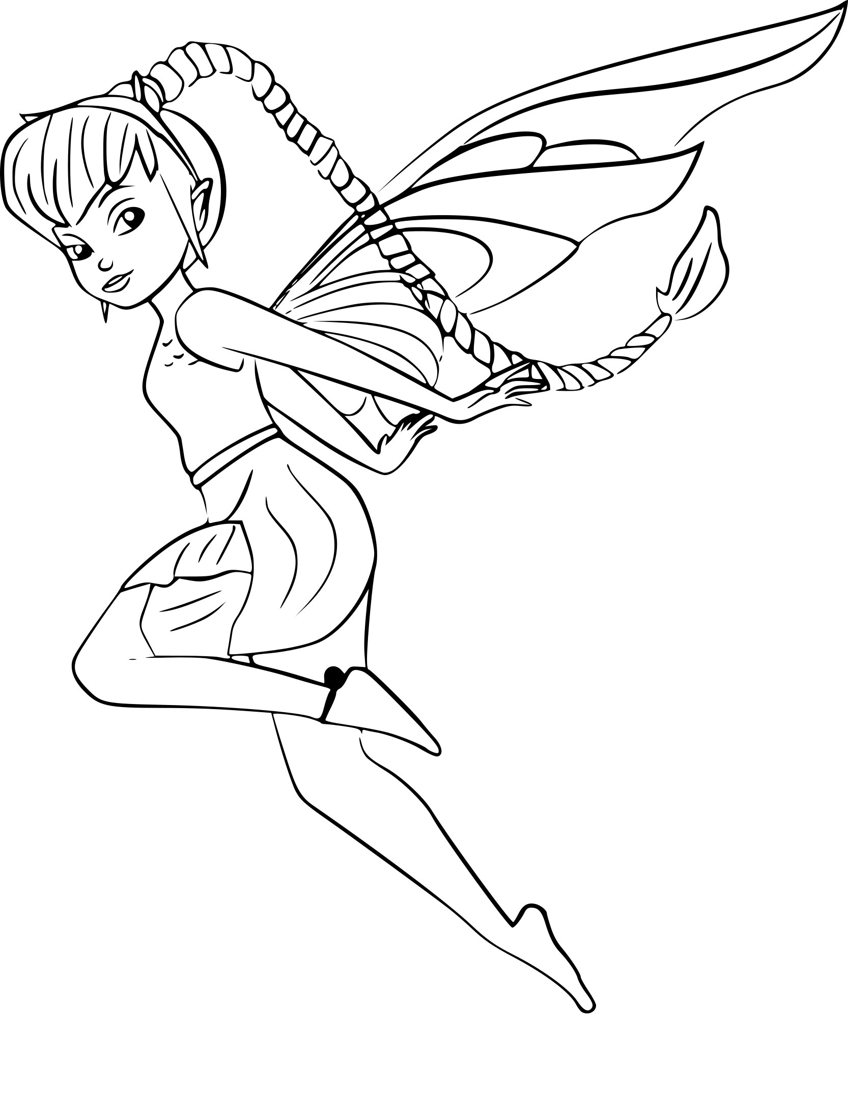 Coloring page: Tinker Bell (Animation Movies) #170493 - Free Printable Coloring Pages