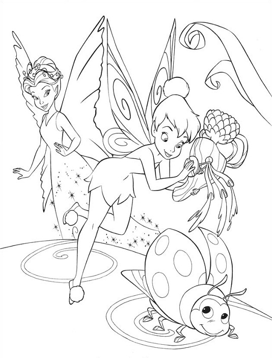 Coloring page: Tinker Bell (Animation Movies) #170499 - Free Printable Coloring Pages