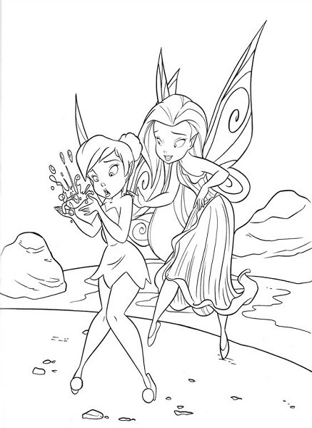 Coloring page: Tinker Bell (Animation Movies) #170536 - Free Printable Coloring Pages