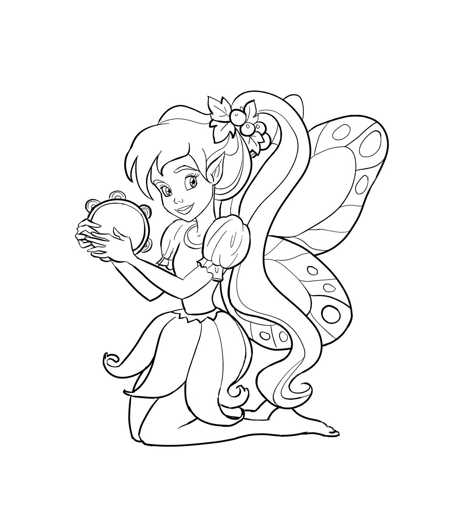 Coloring page: Tinker Bell (Animation Movies) #170543 - Free Printable Coloring Pages