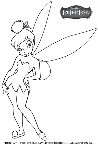 Coloring page: Tinker Bell (Animation Movies) #170551 - Free Printable Coloring Pages