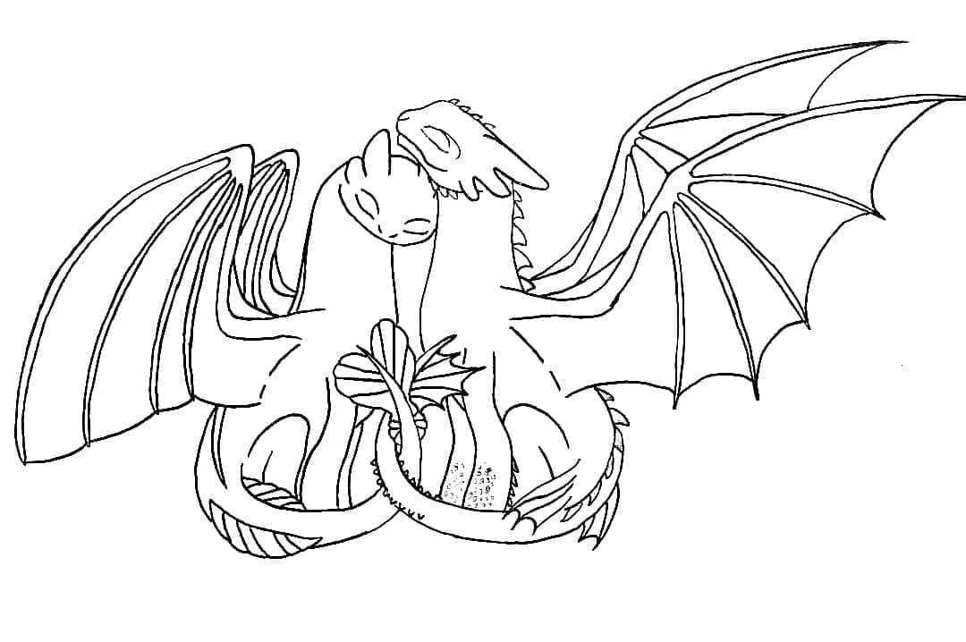 Free printable Toothless coloring page #179861 from Animation Movies collection