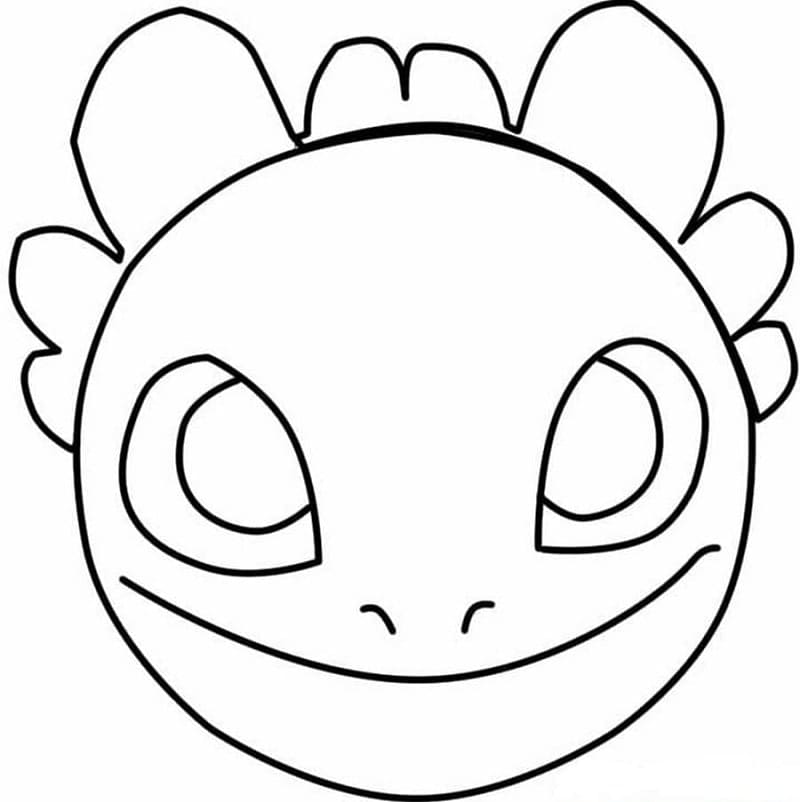 Free printable Toothless coloring page #179865 from Animation Movies collection