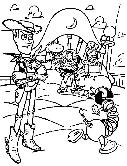 Coloring page: Toy Story (Animation Movies) #72402 - Free Printable Coloring Pages