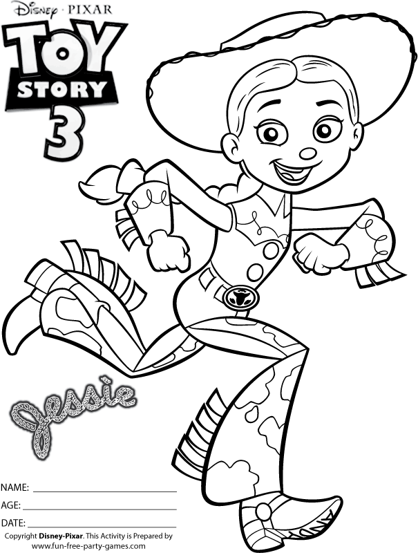 Coloring page: Toy Story (Animation Movies) #72438 - Free Printable Coloring Pages