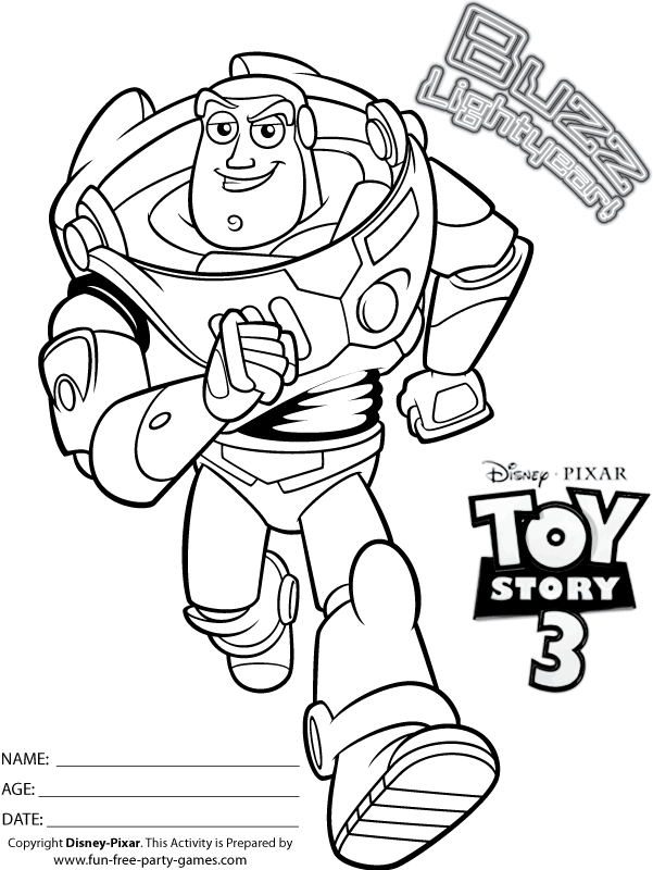 Coloring page: Toy Story (Animation Movies) #72455 - Free Printable Coloring Pages