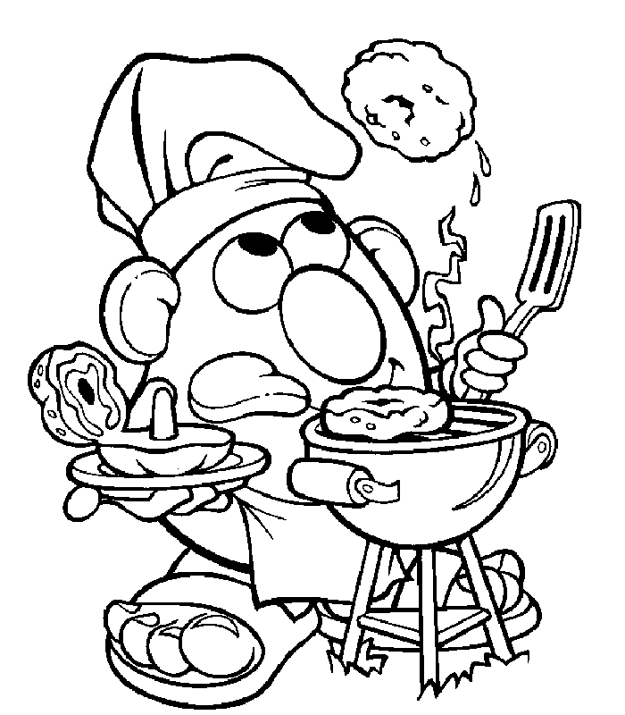 Coloring page: Toy Story: Mister Potato Head (Animation Movies) #45102 - Free Printable Coloring Pages
