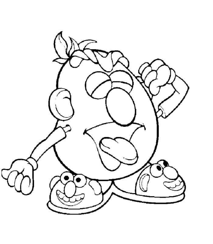 Coloring page: Toy Story: Mister Potato Head (Animation Movies) #45103 - Free Printable Coloring Pages