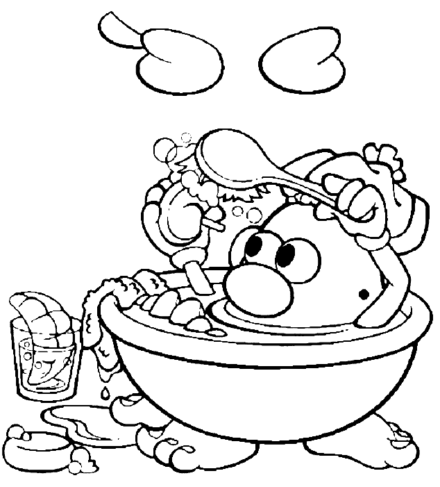 Coloring page: Toy Story: Mister Potato Head (Animation Movies) #45114 - Free Printable Coloring Pages