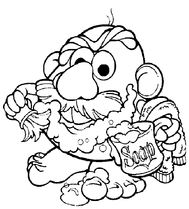 Coloring page: Toy Story: Mister Potato Head (Animation Movies) #45161 - Free Printable Coloring Pages