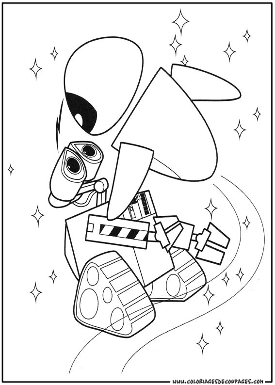 Coloring page: Wall-E (Animation Movies) #131989 - Free Printable Coloring Pages