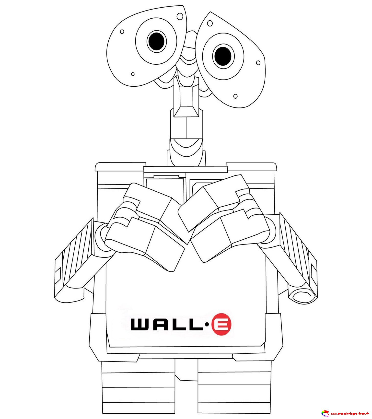 Coloring page: Wall-E (Animation Movies) #131991 - Free Printable Coloring Pages