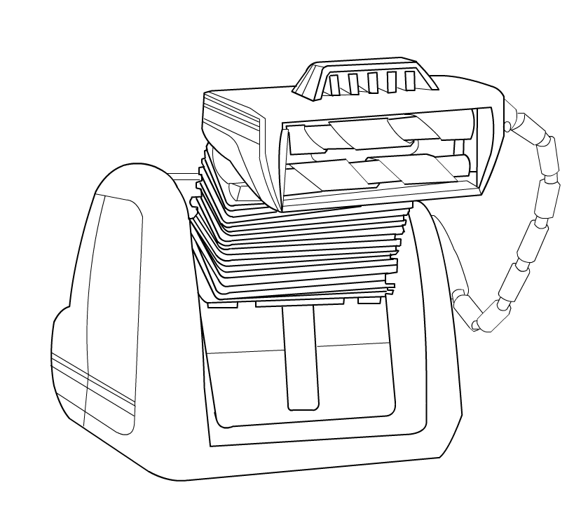 Coloring page: Wall-E (Animation Movies) #131997 - Free Printable Coloring Pages