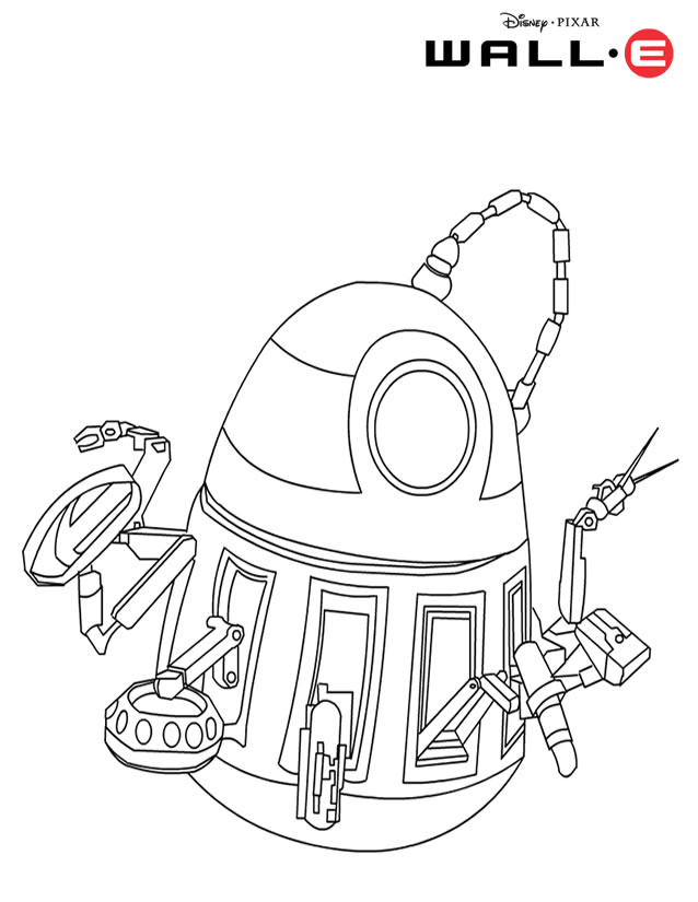 Coloring page: Wall-E (Animation Movies) #132013 - Free Printable Coloring Pages