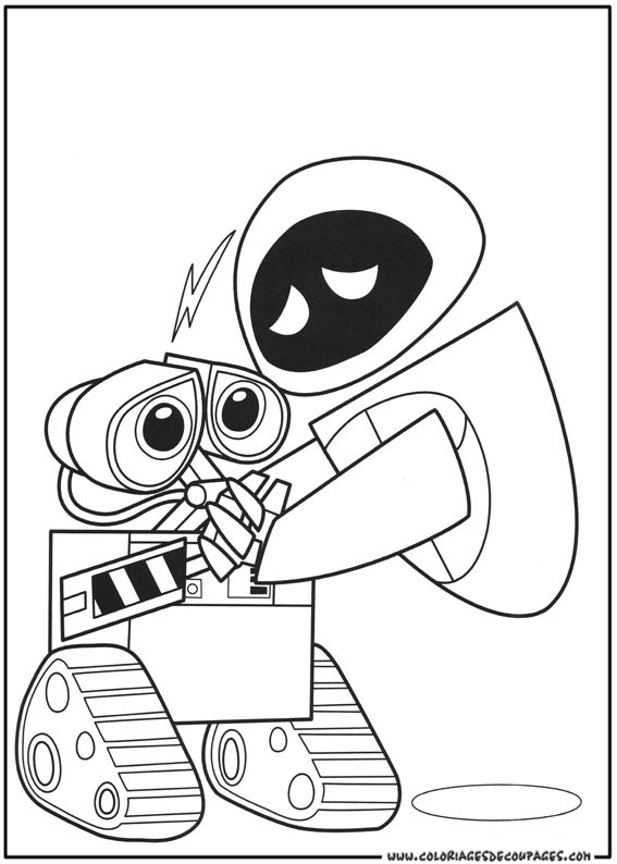 Coloring page: Wall-E (Animation Movies) #132015 - Free Printable Coloring Pages
