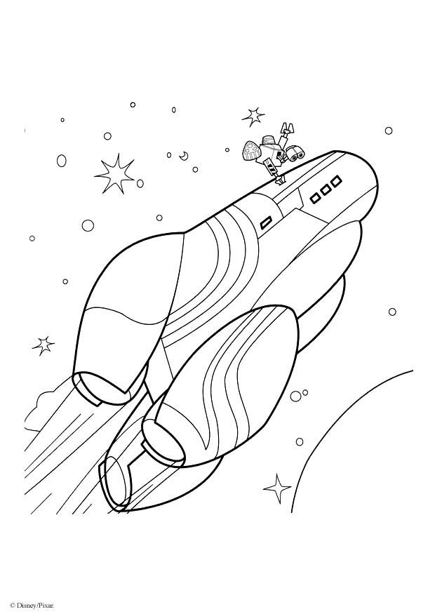 Coloring page: Wall-E (Animation Movies) #132019 - Free Printable Coloring Pages