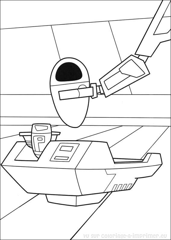 Coloring page: Wall-E (Animation Movies) #132050 - Free Printable Coloring Pages