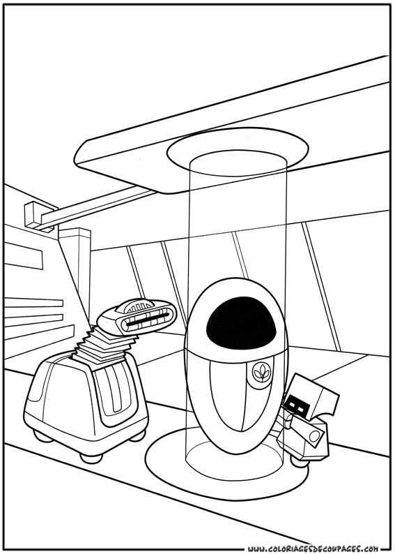 Coloring page: Wall-E (Animation Movies) #132061 - Free Printable Coloring Pages