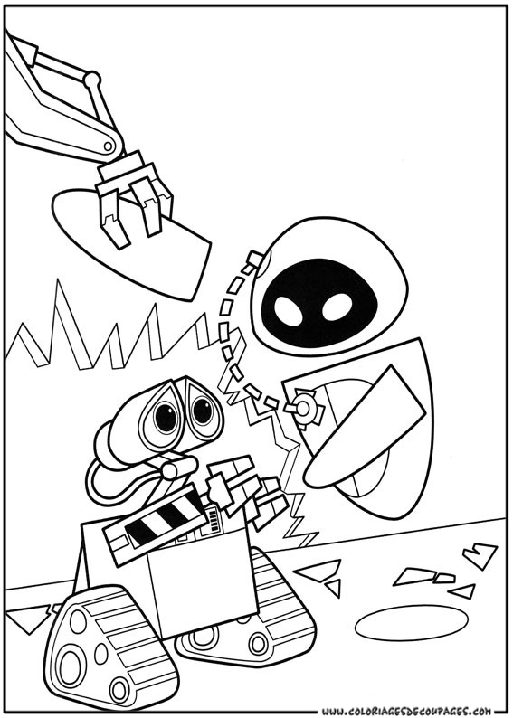 Coloring page: Wall-E (Animation Movies) #132097 - Free Printable Coloring Pages